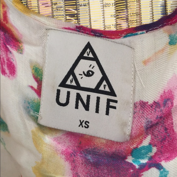Unif Watercolor drip cutout tunic - Picture 5 of 5